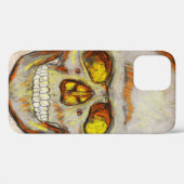 Handgezogener Schädel Case-Mate iPhone Hülle (Rückseite (Horizontal))
