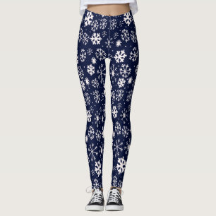 Handgezogener Schneeflocken-Blizzard mit klassisch Leggings