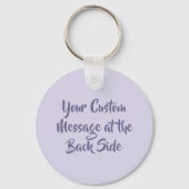 Handgezogener Strohhalm-Schlüsselanhänger Schlüsselanhänger (Rückseite)