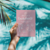 Handgezogener Toast an der Küste invi Einladung