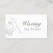 Handgezogener weiblicher Körper Visitenkarte (Vorderseite)