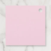 Handgezogenes Albern-Gänse Kinderdusche Geschenkanhänger (Rückseite)