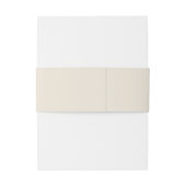 Handgezogenes Bauchband Einladungsbanderole (Rückseitenbeispiel)