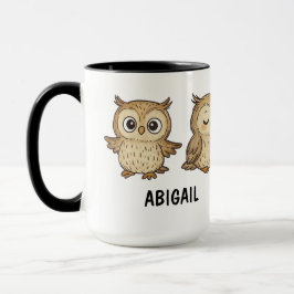 Handgezogenes Blatt Niedlich Tasse