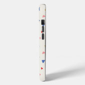 Handgezogenes Dreieck-Muster Case-Mate iPhone Hülle (Rückseite / Links)