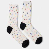 Handgezogenes Dreieck-Muster Socken (Rechts)
