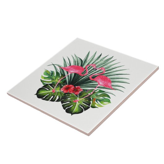 Handgezogenes Flamingo Decorative Keramik Foto Til Fliese (Seite)