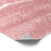 Handgezogenes Gebirge Poster (Ecke)