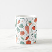 Handgezogenes Gemüse Kaffeetasse (Mittel)