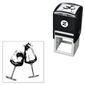 Handgezogenes Glas Permastempel (Beispiel)