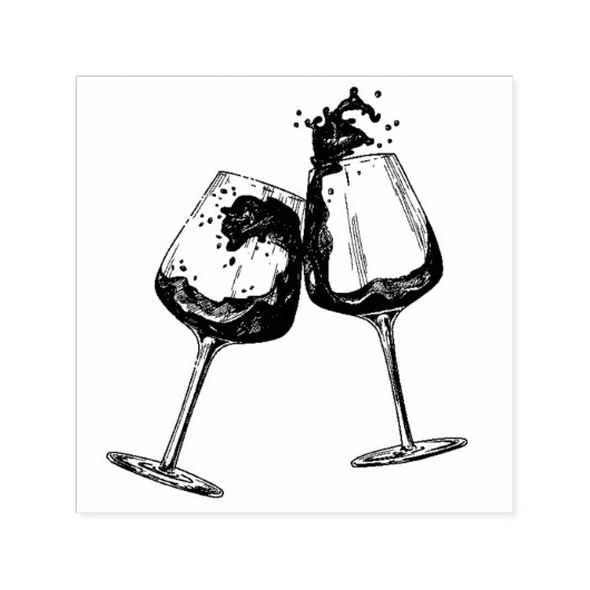 Handgezogenes Glas Permastempel (Design)