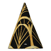 Handgezogenes Gold Imitation Wasserfarbe Partyhütchen (Rechts)