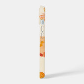 Handgezogenes Herbsthaus mit Pumpkins iPhone 15 Hülle (Linke Seite)