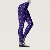 Handgezogenes Herz Leggings/Pflanze Leggings (Rechts)