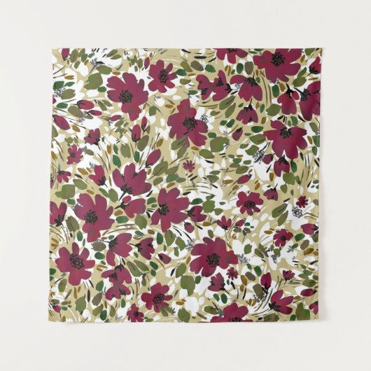 Handgezogenes, nahtloses Muster mit schön Wandteppich (Vorderseite)