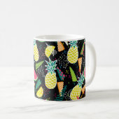 Handgezogenes nahtloses Muster mit Wassermelone Kaffeetasse (VorderseiteRechts)
