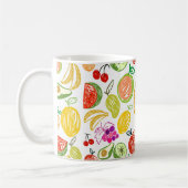 Handgezogenes Obst Kaffeetasse (Links)