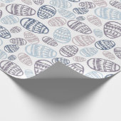 Handgezogenes Ostereier-Muster-Packpapier Geschenkpapier (Ecke)