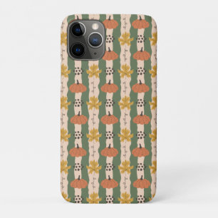 Handgezogenes Pumpkin- und Leaf-Muster Case-Mate iPhone Hülle
