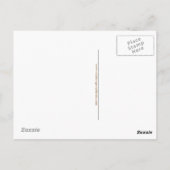 Handgezogenes QUOKKA - Marsupial - gefährdetes Tie Postkarte (Rückseite)