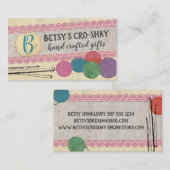 Handgezogenes Shabby Chic Visitenkarte (Vorne/Hinten)