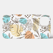 Handgezogenes tropisches Muster Case-Mate iPhone Hülle (Rückseite (Horizontal))