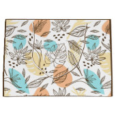 Handgezogenes tropisches Muster Große Geschenktüte (Vorderseite)