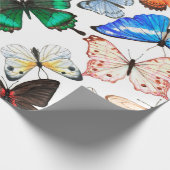 Handgezogenes Wasserfarbmuster nahtlos mit Farbe Geschenkpapier (Ecke)