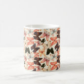 Handgezogenes Wasserfarbmuster nahtlos mit Farbe Kaffeetasse (Mittel)