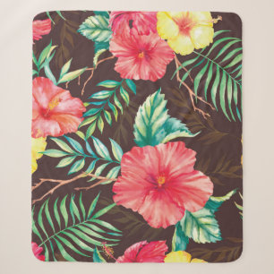 Handgezogenes Wasserfarbmuster nahtlos mit Farbe Sherpadecke
