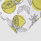 Handgezogenes Zitronenbaum Dekoupage Tissue Paper Seidenpapier (Ausschnitt)