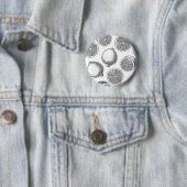 Handgezogenes Zitronenmuster Button (Beispiel)