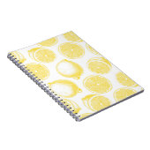 Handgezogenes Zitronenmuster Notizblock (Rechte Seite)