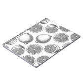 Handgezogenes Zitronenmuster Notizblock (Linke Seite)