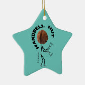 Handglocke Nut Keramik Ornament (Rechts)