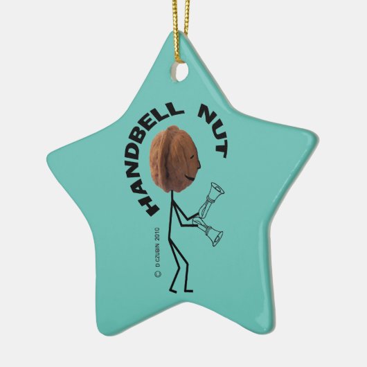 Handglocke Nut Keramik Ornament (Links)