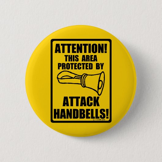 Handglocken angreifen button (Vorderseite)