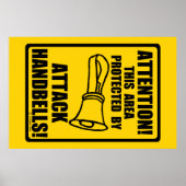 Handglocken angreifen poster (Vorne)