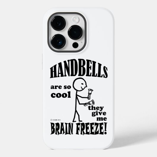 Handglocken, Brain Freeze Case-Mate iPhone Case (Rückseite)
