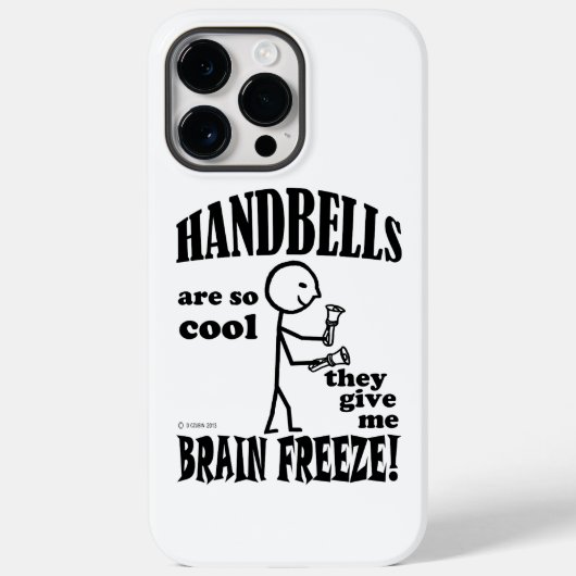 Handglocken, Brain Freeze Case-Mate iPhone Case (Rückseite)