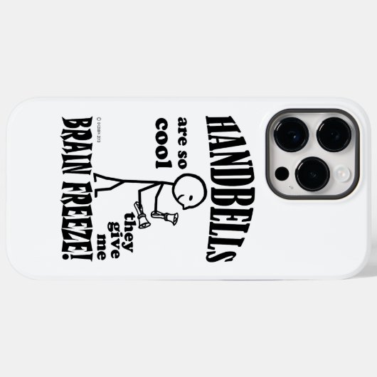 Handglocken, Brain Freeze Case-Mate iPhone Case (Rückseite (Horizontal))