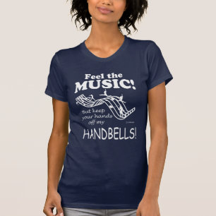 Handglocken fühlen die Musik T-Shirt