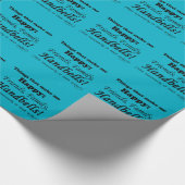 Handglocken machen mich glücklich geschenkpapier (Ecke)