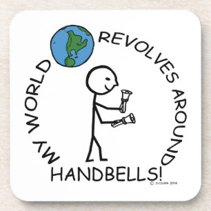 Handglocken - Revolten rund um die Welt Getränkeuntersetzer