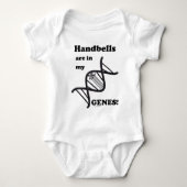 Handglocken sind in meinen Genen Baby Strampler (Vorderseite)