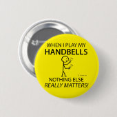Handglocken spielen keine Rolle Button (Vorne & Hinten)