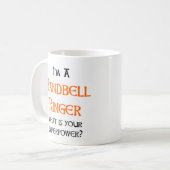 Handglocken-Spieler Kaffeetasse (Vorderseite Links)