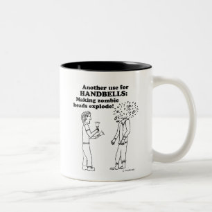 Handglocken Zombie Explode Zwei-Tonen-Kaffee-Tasse Zweifarbige Tasse