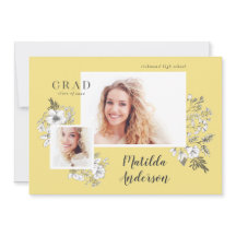 Handgraduierte illustrierte Blumenstuhlstudenten m