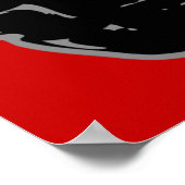 Handgranate - grau poster (Ecke)